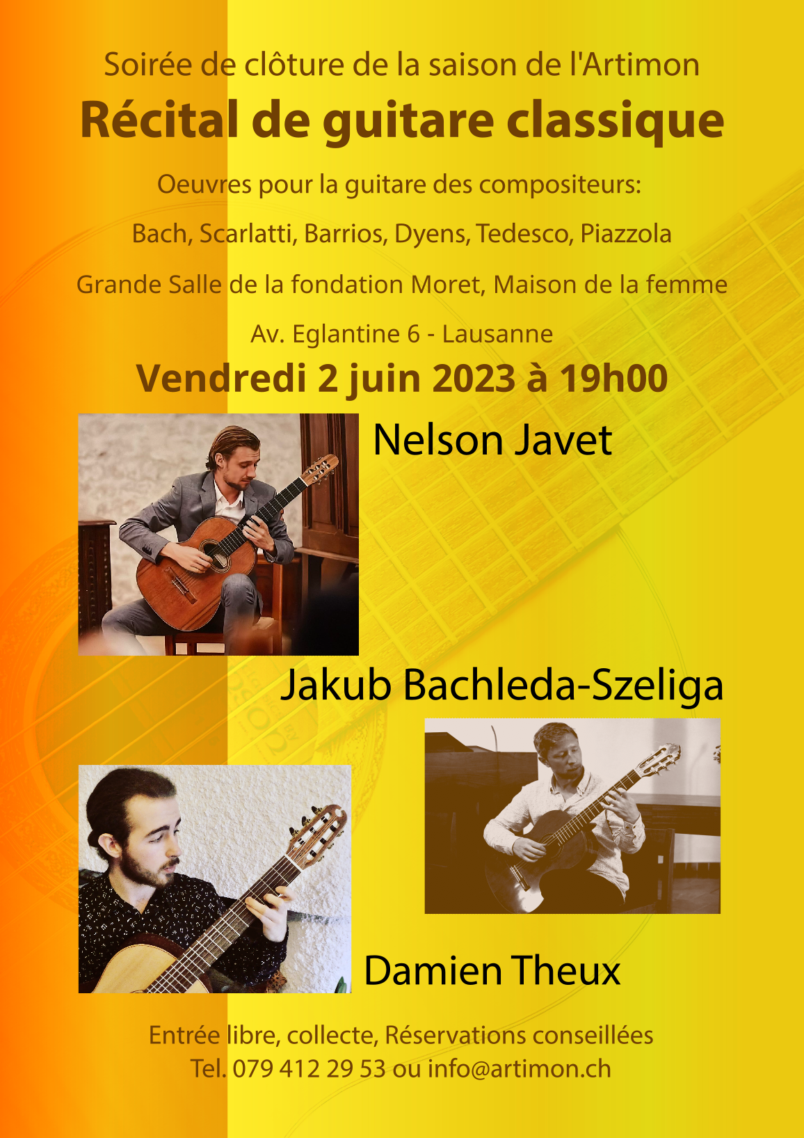 Affiche soirée de clôture Page 1